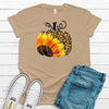 Fall Pumpkin Shirt, Leopard Pumpkin With Sunflower, Premium Soft  Unisex Tee, Plus Size 2x, 3x, 4x Available