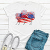 Cute Red White And Blue America Flamingo, Patriotic Flamingo, 4th Of July, Premium Soft Tee, Plus Sizes 3x, 4x Available, Flamingo Shirt