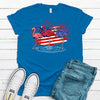 Cute Red White And Blue America Flamingo, Patriotic Flamingo, 4th Of July, Premium Soft Tee, Plus Sizes 3x, 4x Available, Flamingo Shirt