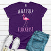 Cute Wassup Flockers, Flamingo Lover, Premium Cotton Unisex Tee, Plus Size 2x, 3x, 4x Plus Sizes Available