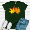 Beautiful Fall Leaves, Maple Leaves, Fall Shirt, Premium Soft Tee, Plus Sizes 3x, 4x Available, Halloween Design, Fall Design