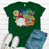 Don't Worry Be Hippie, Gnome And Sunflower, Tie Dye, Hippie Shirt,  Premium Cotton Unisex Tee, Plus Size 2x, 3x, 4x Available