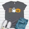 Cute Halloween Shirt, Boo, Pumpkin And Ghost, Premium Unisex Tee , Soft Tee Shirt, Plus Size Available