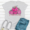 In October We Wear Pink, Pink Pumpkins, Breast Cancer, Breast Cancer Awareness, Premium Soft Tee Shirt, 2x, 3x, 4x, Plus Sizes Available