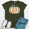 Beautiful Fall Burlap And Plaid Pumpkin, Cute Fall Shirt, Premium Soft Unisex Tee, Plus Size 2x, 3x, 4x Available