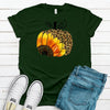 Fall Shirt, Leopard Pumpkin With Sunflower, Cute Fall Shirt, Premium Cotton Unisex Tee, Plus Size 2x, 3x, 4x Available