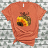 Fall Pumpkin Shirt, Leopard Pumpkin With Sunflower, Premium Soft  Unisex Tee, Plus Size 2x, 3x, 4x Available