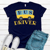 Super Cute Bus Driver, Bus Driver Gift, Bus Driver Shirt, Premium Cotton Unisex Tee, Plus Size 2x, 3x, 4x Available