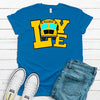 Super Cute Love Bus Driver, Bus Driver Gift, Bus Driver Shirt, Premium Cotton Unisex Tee, Plus Size 2x, 3x, 4x Available