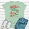 Maybe Christmas Doesn't Come From A Store, Christmas Quote Premium Cotton Unisex Tee, Size 2x, 3x, 4x Plus Size Available