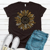 Leopard Sunflower Shirt, Sunflower Lover, Beautiful Sunflower Tee, Premium Soft Unisex Tee, Plus Size 2x, 3x, 4x Plus Sizes Available