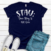 Stay; Your Story Is Not Over, Suicide Prevention Awareness, September, Premium Unisex Tee, Plus Size Available, Suicide Ribbon