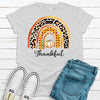 Super Cute Fall Thankful Rainbow, Pumpkin Shirt, Thanksgiving, Premium Soft Unisex Shirt, Plus Sizes Available 2x Fall, 3x Fall, 4x Fall