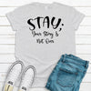 Stay; Your Story Is Not Over, Suicide Prevention Awareness, September, Premium Unisex Tee, Plus Size Available, Suicide Ribbon