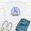 Pregnancy And Infant Loss Awareness, End Infant Mortality, Pink And Blue Ribbon, Premium Soft Unisex Shirt, Plus Sizes Available 2x, 3x, 4x