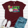 Love Peace Groovy Vibes, Hippie Gnome, Tie Dye Gnome, Premium Unisex Soft Tee, Plus Sizes Available, 2x Hippie, 3x Hippie, 4x Hippie