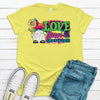 Love Peace Groovy Vibes, Hippie Gnome, Tie Dye Gnome, Premium Unisex Soft Tee, Plus Sizes Available, 2x Hippie, 3x Hippie, 4x Hippie