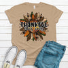 Fall Shirt, Beautiful Fall Sunflower, Thankful Vibes Only, Fall Design, Premium Soft Unisex Tee, 2x Fall, 3x Fall, 4x Fall Available