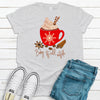 Baby Its Cold Outside, Anise Star, Cinnamon Stick, Christmas Coffee Shirt, Premium Unisex Soft Shirts,  2x, 3x, 4x Plus Sizes Available