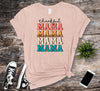 Cute Thankful Mama, Leopard Thanksgiving Tee, Premium Cotton Unisex, Size 2x Holiday, 3x Holiday, 4x Holiday Plus Size Available