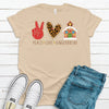 Peace Love Gingerbread, Gingerbread House, Holiday Shirt, Premium Soft Unisex Shirt, Plus Sizes Available 2x Holiday, 3x Holiday, 4x Holiday