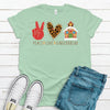 Peace Love Gingerbread, Gingerbread House, Holiday Shirt, Premium Soft Unisex Shirt, Plus Sizes Available 2x Holiday, 3x Holiday, 4x Holiday