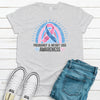 Pregnancy And Infant Loss Awareness, End Infant Mortality, Pink And Blue Ribbon, Premium Soft Unisex Shirt, Plus Sizes Available 2x, 3x, 4x