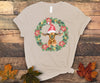 Christmas Goat Wreath, Santa Goat, Cute Goat Christmas, Premium Unisex Tee, 2x Goat, 3x Goat, 4x Goat, Plus Size Available