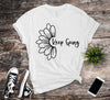 Keep Going, Sunflower, Suicide Prevention Awareness, Premium Cotton Tee, Plus Size Available, Suicide Ribbon