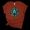 Beautiful Western Turquoise Design, Premium Soft Unisex Tee, Plus Size 2x, 3x, 4x, Plus Sizes Available