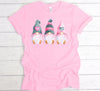 Three Cute Valentine Gnomes, Pink Gnomes, Valentine Shirt, Premium Soft Tee, 2x, 3x, 4x, Valentine Day Tee, Plus Sizes Available