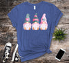 Three Cute Valentine Gnomes, Pink Gnomes, Valentine Shirt, Premium Soft Tee, 2x, 3x, 4x, Valentine Day Tee, Plus Sizes Available