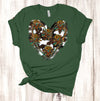 Western Heart, Cow Print, Cow Skull, Rustic Heart, Cow Print Heart, Premium Unisex, Plus Size 2x, 3x, 4x Available