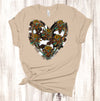 Western Heart, Cow Print, Cow Skull, Rustic Heart, Cow Print Heart, Premium Unisex, Plus Size 2x, 3x, 4x Available