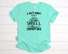 I Just Want To Smell Like A Campfire, Premium Unisex Tee, Plus Size 2x, 3x, 4x, Camping Shirt, Campfire Tee Shirt