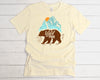 Wild And Free, Bear Tee, Mountains, Camper Shirt, Premium Unisex Tee, Plus Size 2x, 3x, 4x, Camping Shirt, Camp Life Shirt