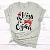 Kiss Me I'm Cajun, Crawfish Tee Shirt, Mardi Gras Tee Shirt, King Cake, Premium Cotton Unisex Tee, Plus Size 2x, 3x, 4x Available