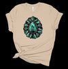 Beautiful Western Turquoise Design, Premium Soft Unisex Tee, Plus Size 2x, 3x, 4x, Plus Sizes Available