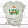 Rainbow Kisses And Leprechaun Wishes, Funny St Patrick's Day Shirt, Premium Unisex Tee, Plus Size 2x, 3x, 4x Available