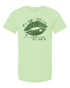 I'm Not Irish But Kiss Me Anyway, Green Lips, Funny St Patrick's Day Shirt, Premium Soft Unisex Tee, Plus Size 2x, 3x, 4x Available