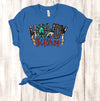 Western Style Howdy Bitches, Turquoise Tee Shirt, Cowboy, Cowgirl, Premium Soft Unisex Tee, Plus Size 2x, 3x, 4x Available