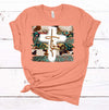 Christian Tee, Faith Cross, Western Cross Christian, Religious Tee Shirt, Premium Soft Unisex Tee, Plus Size 2x, 3x, 4x,