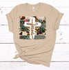 Christian Tee, Jesus Cross, Western Cross Christian, Religious Tee Shirt, Premium Soft Unisex Tee, Plus Size 2x, 3x, 4x,