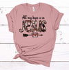 Christian Tee, All My Hope Is In Jesus, Western Christian, Religious Tee Shirt, Premium Unisex Tee, Plus Size 2x, 3x, 4x,