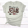 Christian Tee, All My Hope Is In Jesus, Western Christian, Religious Tee Shirt, Premium Unisex Tee, Plus Size 2x, 3x, 4x,