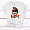 Autism Mom, Autistic Mom, Autism Mom Shirt, Messy Bun Mom, Premium Unisex Tee, Plus Size 2x, 3x, 4x