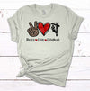 Lineman Shirt, Peace Love Lineman, Lineman's Wife, I Love My Lineman, Premium Soft Unisex Tee, Plus Size 2x, 3x, 4x