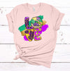 Love Mardi Gras, King Cake Tee, Fat Tuesday, Mardi Gras Tee Shirt, Premium Unisex Tee, Plus Size 2x, 3x, 4x Available