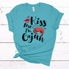 Kiss Me I'm Cajun, Crawfish Tee Shirt, Mardi Gras Tee Shirt, King Cake, Premium Cotton Unisex Tee, Plus Size 2x, 3x, 4x Available