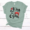 Kiss Me I'm Cajun, Crawfish Tee Shirt, Mardi Gras Tee Shirt, King Cake, Premium Cotton Unisex Tee, Plus Size 2x, 3x, 4x Available